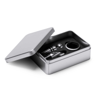 Set de Vino de Acero Inoxidable Stamina Malbec | Toleshop
