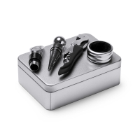Set de Vino de Acero Inoxidable Stamina Malbec | Toleshop