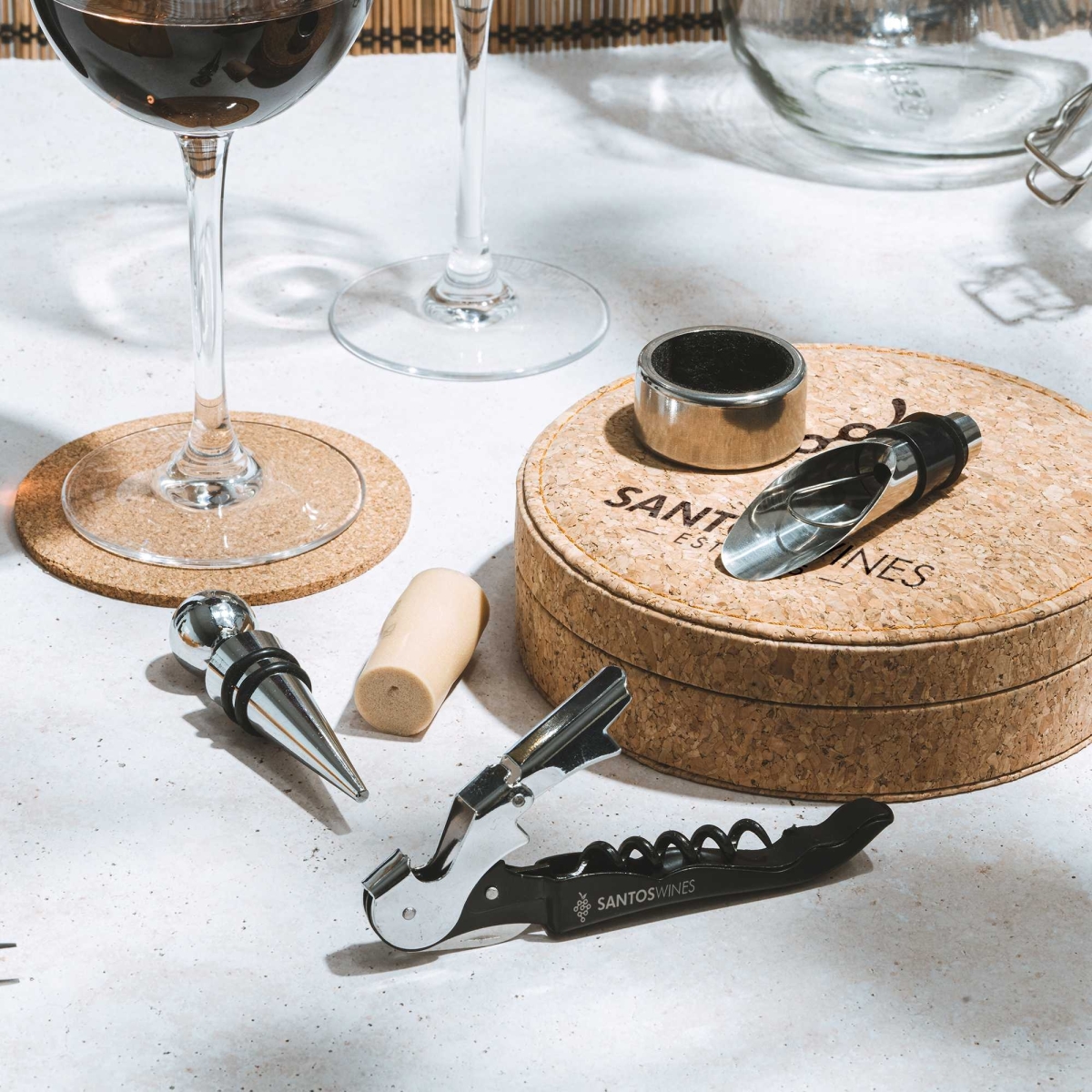 Set de Vino de Acero Inoxidable Stamina Venet | Toleshop