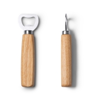 Abridor de Acero Inoxidable y Madera Natural Stamina Roden | Toleshop