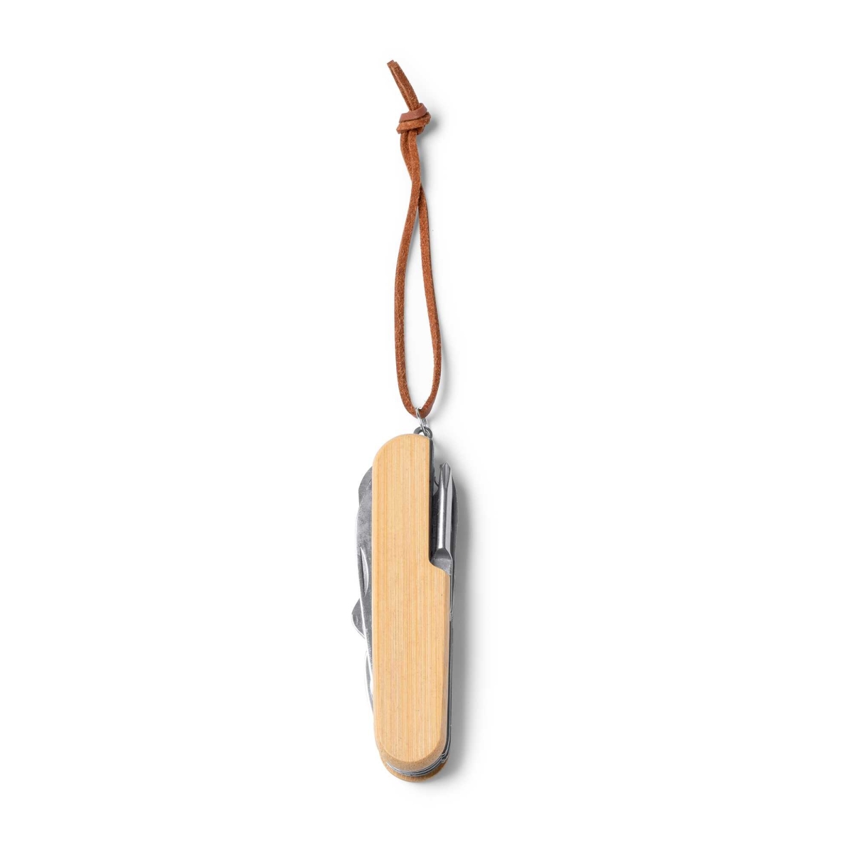 Navaja Multiusos de Acero Inoxidable y Cuerpo de Bambú Stamina Bintal | Toleshop