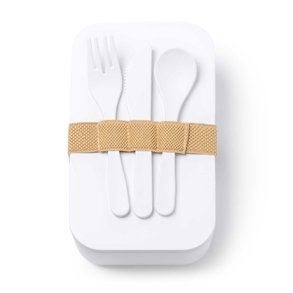 *OUTLET* Fiambrera con Tenedor, Cuchara y Cuchillo Stamina Yobo | Toleshop