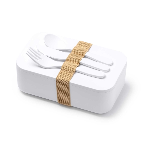 *OUTLET* Fiambrera con Tenedor, Cuchara y Cuchillo Stamina Yobo | Toleshop