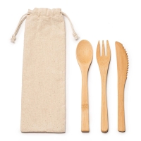 Set de Cubiertos Bambú Natural Stamina Colmer | Toleshop