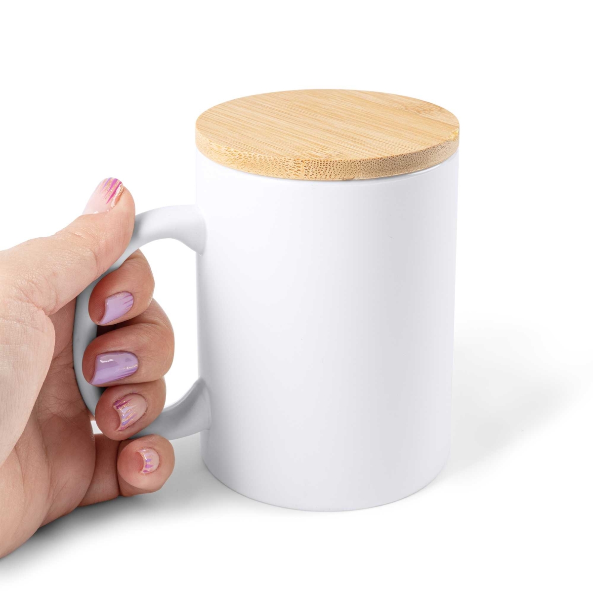 Taza de Cerámica con Tapa Stamina Berry %separator% %shop-name%