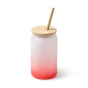 Vaso con Tapa y Pajita Stamina Dalby 4202 Pack 10 Unidades