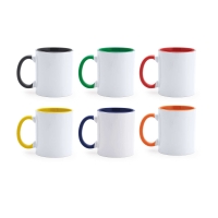 Taza Bicolor de Cerámica Sublimación Stamina Mango |Toleshop