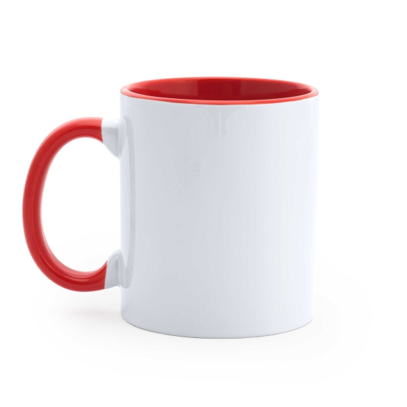 Taza Bicolor de Cerámica Sublimación Stamina Mango |Toleshop