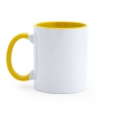 Taza Bicolor de Cerámica Sublimación Stamina Mango 4001