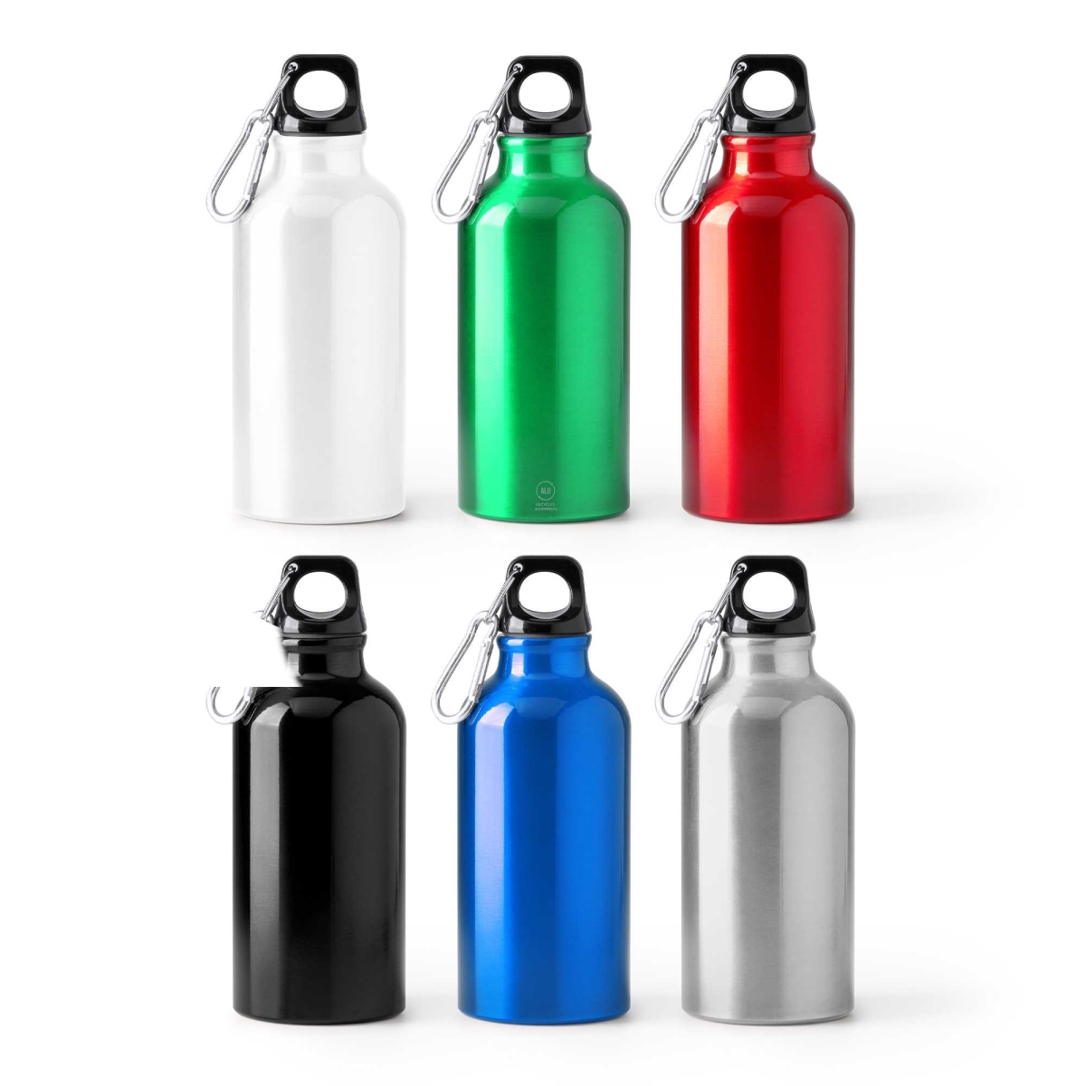 Bidón de Aluminio Reciclado con Mosquetón Stamina Renko | Toleshop
