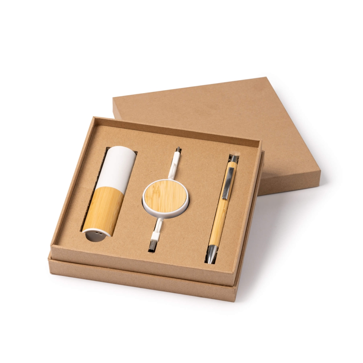 Set de Batería Externa, Cable Cargador y Bolígrafo Stamina Fargo | Toleshop