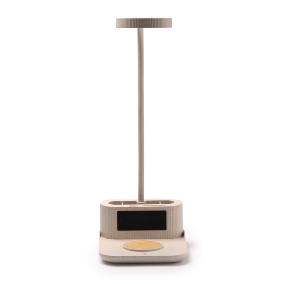 Lámpara Cargador con Reloj Stamina Pyton | Toleshop