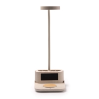 Lámpara Cargador con Reloj Stamina Pyton | Toleshop