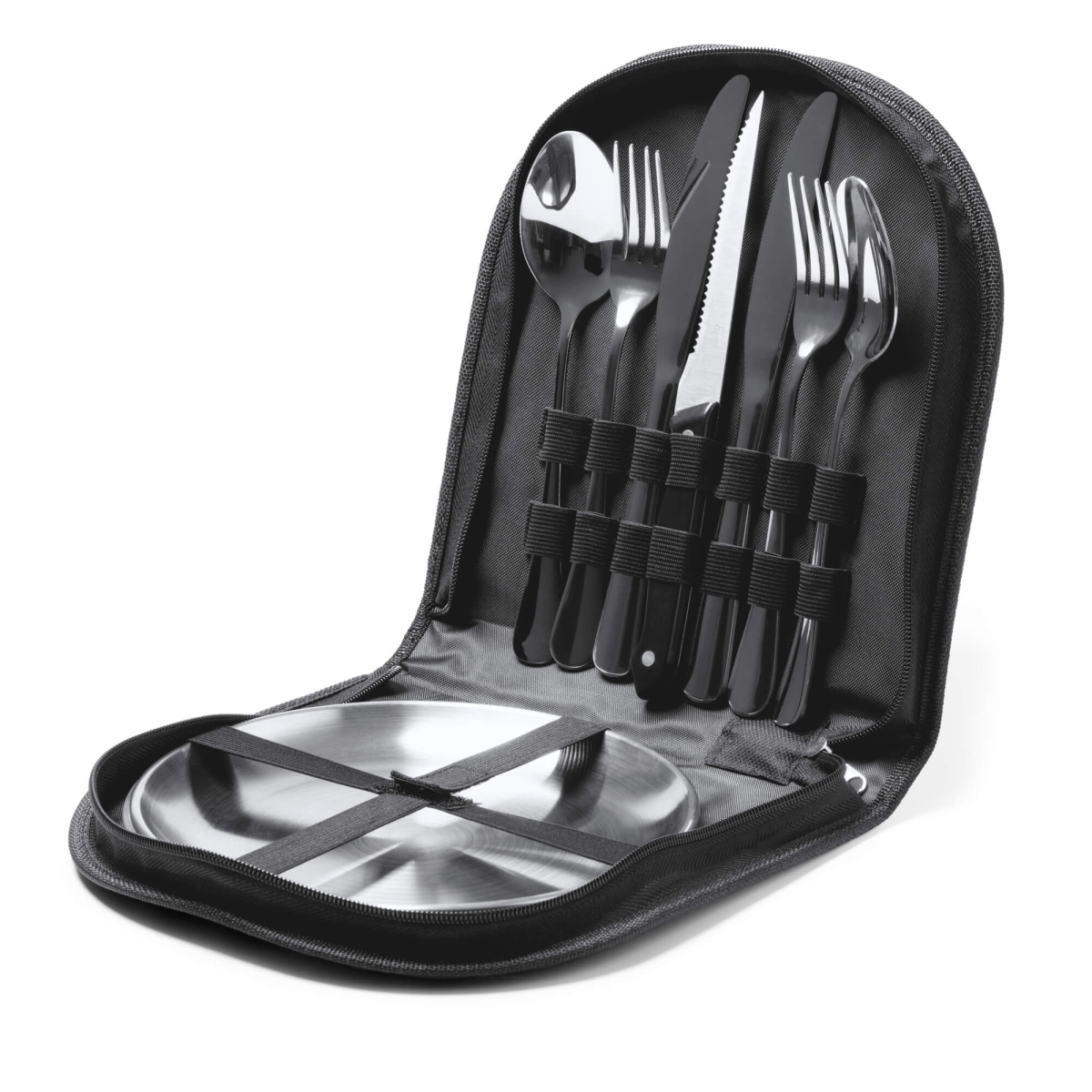 Set Cubiertos Y Platos Acero Inoxidable Stamina Trivor | Toleshop