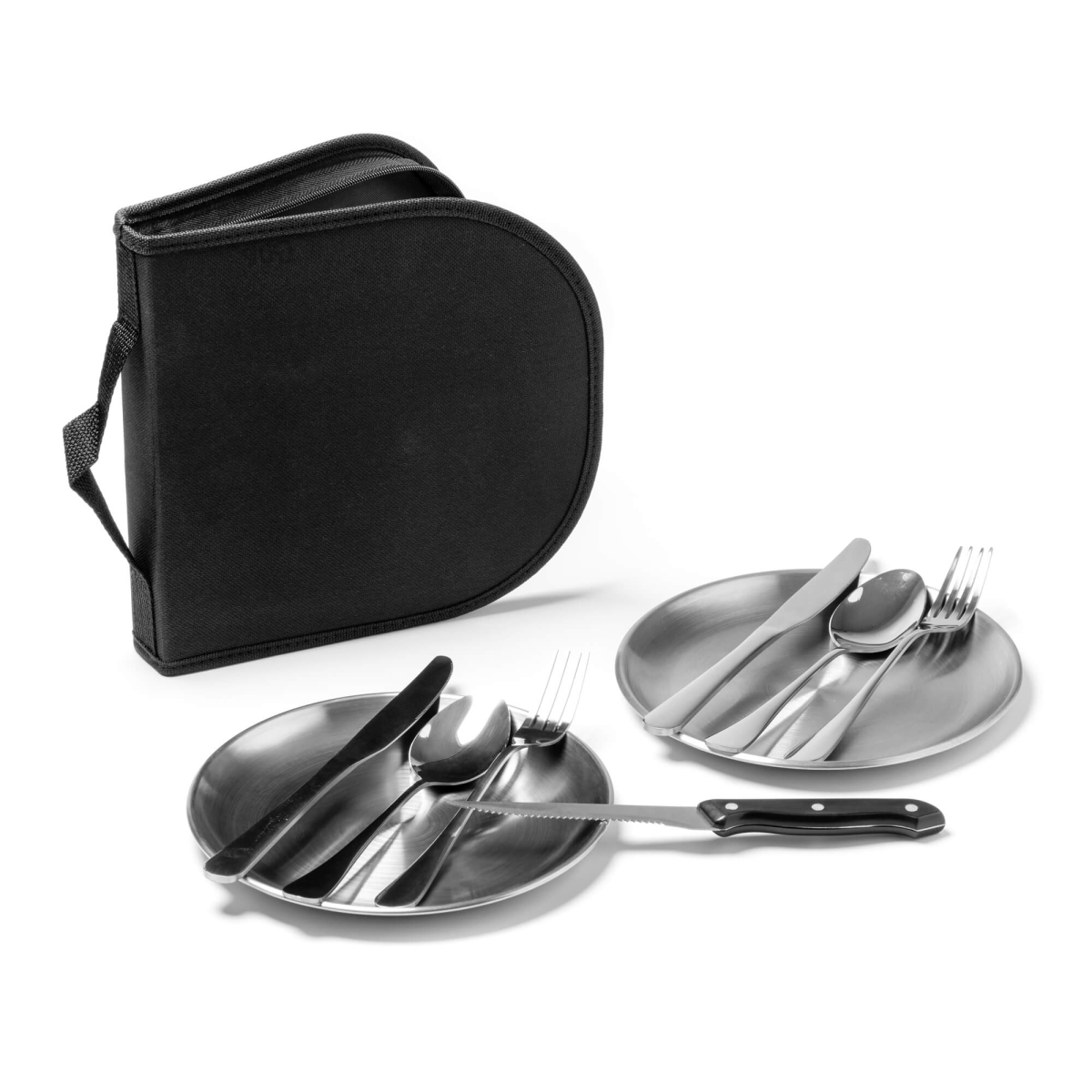 Set Cubiertos Y Platos Acero Inoxidable Stamina Trivor | Toleshop