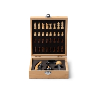 Set De Vino Y Ajedrez Stamina Fresno | Toleshop