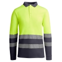 Polo Alta Visibilidad Roly Atrio L/S Manga Larga 9319