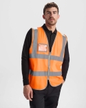 Chaleco Fluorescente Roly Polux Seguridad Laboral 9311