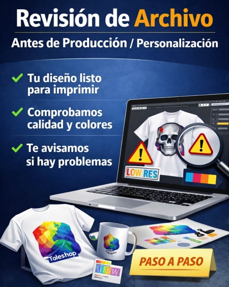 Revisión de archivo para impresión | Evita errores en camisetas y DTF