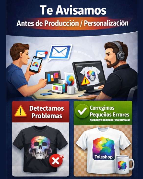 Revisión de archivo para impresión | Evita errores en camisetas y DTF