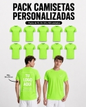 Pack de Camisetas Técnicas Personalizadas Pack de Camisetas Técnicas Personalizadas