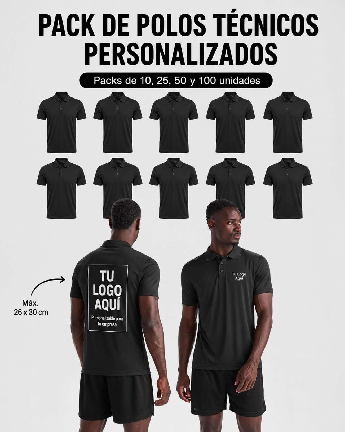 Pack Polos Técnicos Personalizados | %shop-name%