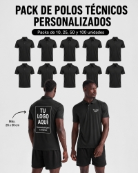 Pack Polos Técnicos Personalizados | %shop-name%