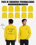 Pack Sudaderas Personalizadas Sin Capucha Pack Sudaderas Personalizadas Sin Capucha