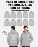 Pack Sudaderas Personalizadas con Capucha Pack Sudaderas Personalizadas con Capucha