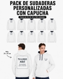Pack Sudaderas Personalizadas con Capucha Pack Sudaderas Personalizadas con Capucha