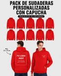 Pack Sudaderas Personalizadas con Capucha Pack Sudaderas Personalizadas con Capucha