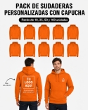 Pack Sudaderas Personalizadas con Capucha Pack Sudaderas Personalizadas con Capucha