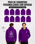 Pack Sudaderas Personalizadas con Capucha Pack Sudaderas Personalizadas con Capucha