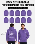 Pack Sudaderas Personalizadas con Capucha Pack Sudaderas Personalizadas con Capucha