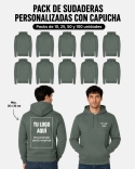 Pack Sudaderas Personalizadas con Capucha Pack Sudaderas Personalizadas con Capucha