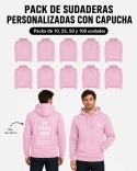 Pack Sudaderas Personalizadas con Capucha Pack Sudaderas Personalizadas con Capucha