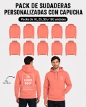 Pack Sudaderas Personalizadas con Capucha Pack Sudaderas Personalizadas con Capucha