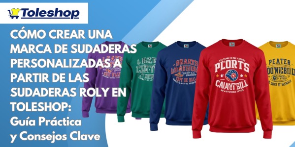 CÓMO CREAR UNA MARCA DE SUDADERAS PERSONALIZADAS A PARTIR DE LAS SUDADERAS ROLY EN TOLESHOP: Guía Práctica y Consejos Clave
