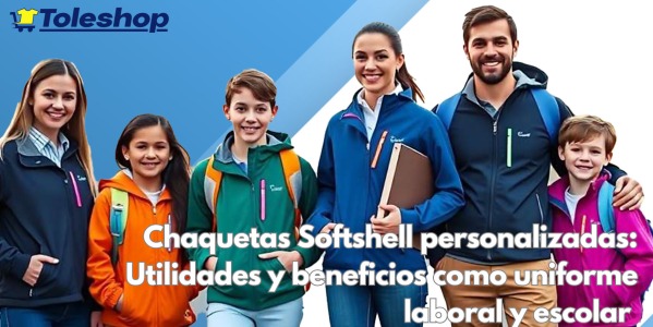 Chaquetas Softshell personalizadas: Utilidades y beneficios como uniforme laboral y escolar en España