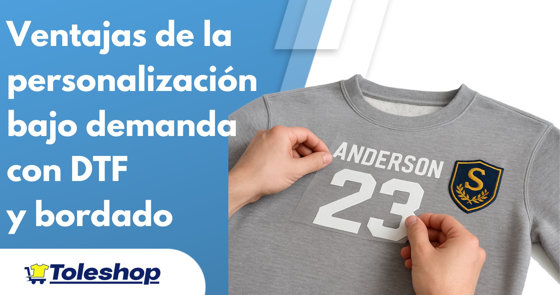 Ventajas de la personalización bajo demanda con DTF y bordado en la moda actual