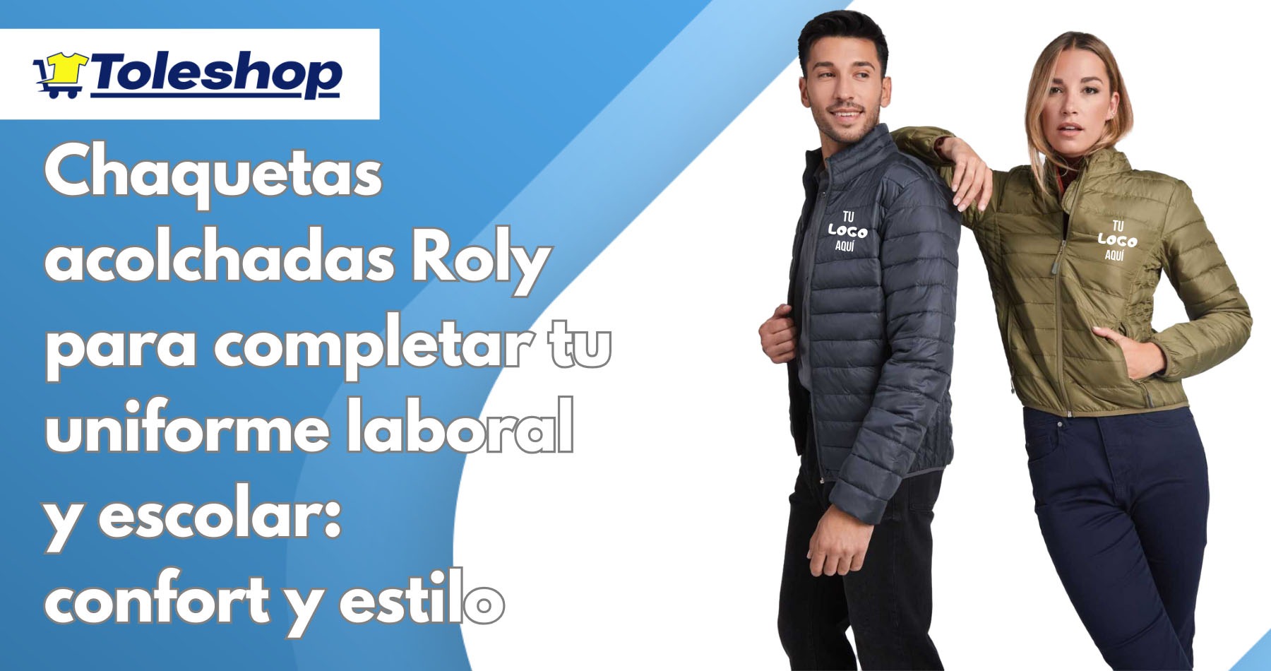 Chaquetas acolchadas Roly para completar tu uniforme laboral y escolar: confort y estilo