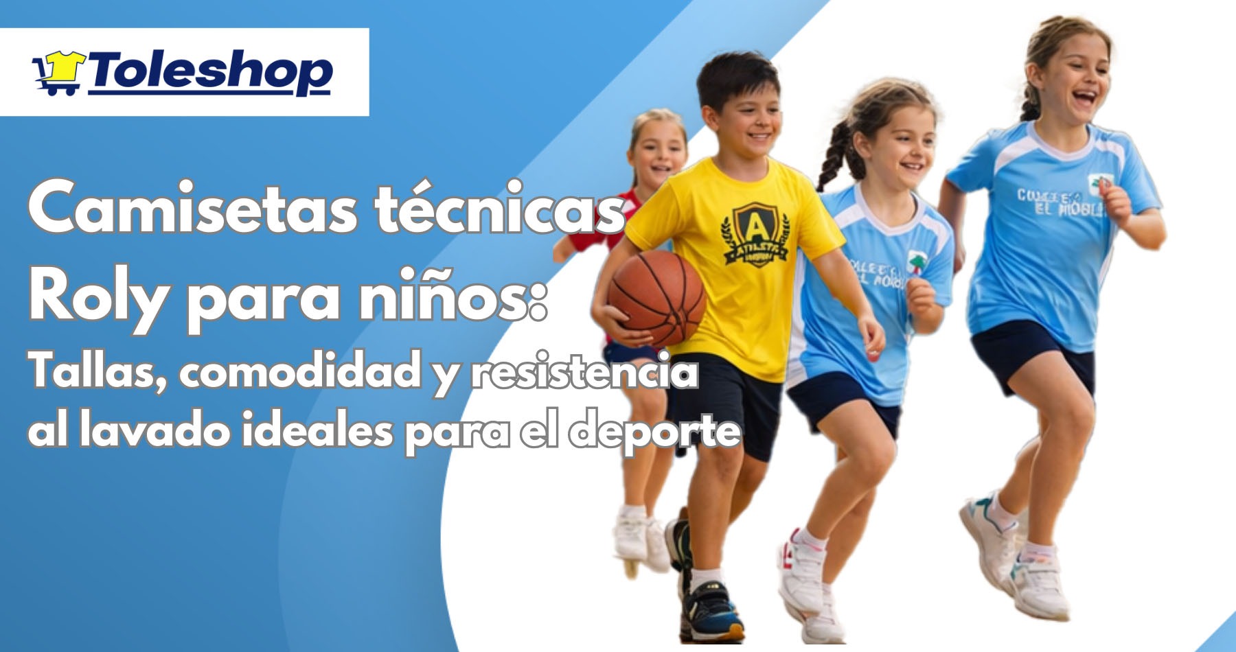 Camisetas técnicas Roly para niños: tallas, comodidad y resistencia al lavado ideales para el deporte