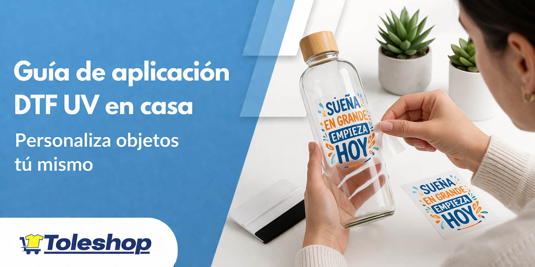 Guía de aplicación DTF UV en casa. Personaliza objetos tu mismo/a